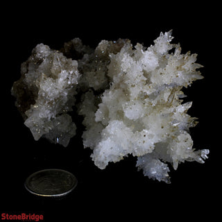 White Calcite Cluster #0