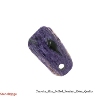 Charoite Slice Pendant Drilled - 'E' #2    from The Rock Space