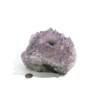 Amethyst Cluster Candle Holders from The Rock Space