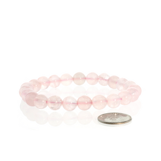 Rose Quartz Bead Bracelet from The Rock Space