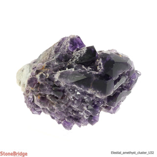 Amethyst Elestial Quartz Cluster U#32 - 8 3/4"    from Stonebridge Imports