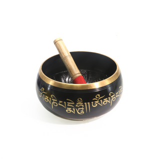 Black Brass 7.5" Singing Bowl    from The Rock Space