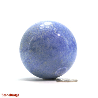 Blue Aventurine Sphere - Extra Small #2 - 1 3/4"    from The Rock Space