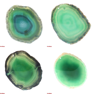 Agate Slices Drilled - 1 1/2" to 2 1/2"    from The Rock Space