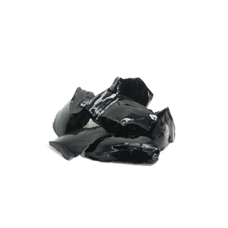 Obsidian Black Chips - 500g from The Rock Space