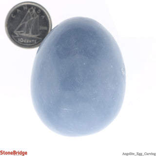 Angelite Egg #2 - 60g to 99g    from The Rock Space