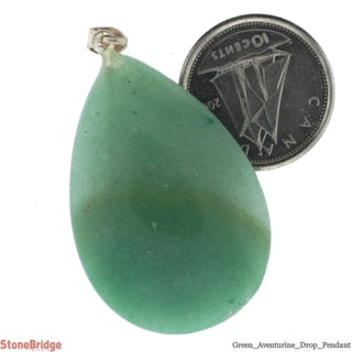 Green Aventurine Drop Pendant    from The Rock Space