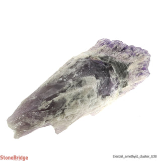 Amethyst Elestial Quartz Cluster U#38 - 16" from The Rock Space