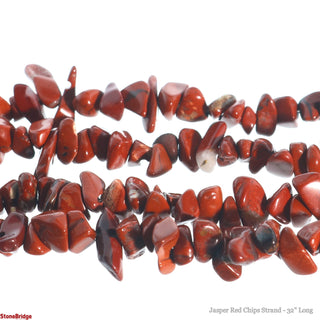 Red Jasper Chip Strands - 3mm to 8mm    from The Rock Space