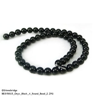 Onyx A - Round Strand 15" - 4mm from The Rock Space