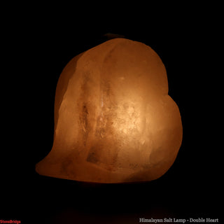 Himalayan Salt Lamp - Double Heart    from The Rock Space