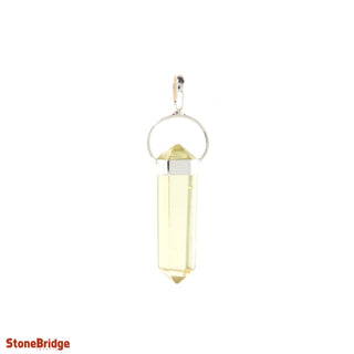 Gold Quartz Double Terminated Pendant    from The Rock Space