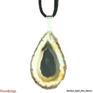 Natural Colour Agate Slice Necklace    from The Rock Space