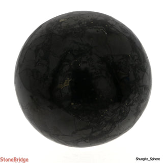 Shungite Sphere - Medium #2 - 2 3/4"    from The Rock Space