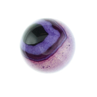 Agate Purple Banded Sphere - 5 Pack    from The Rock Space