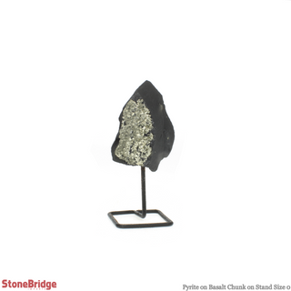 Pyrite on Basalt Specimen on Stand #1 from The Rock Space