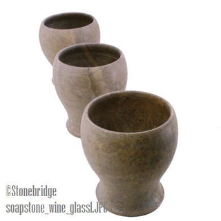 Soapstone Cup Wine Cup    from The Rock Space