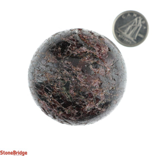 Garnet Sphere - Extra Small #4 - 2"    from The Rock Space