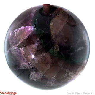 Fluorite Sphere on Spinning Stand U#1 - 6 3/4"    from The Rock Space