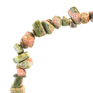 Unakite Bead Bracelet    from The Rock Space