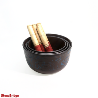 Brass Singing Bowl - 4 Pack    from The Rock Space