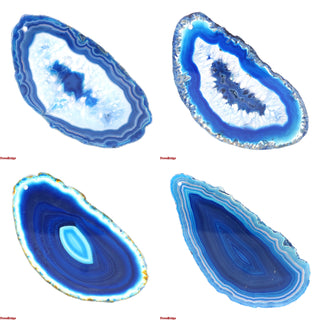 Agate Slices Drilled #3 - 3 1/2" to 5" Long    from The Rock Space