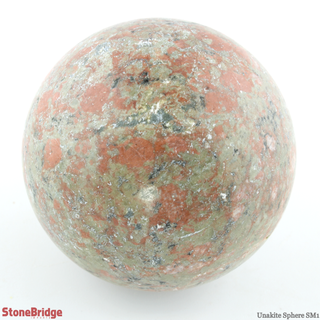 Unakite Sphere - Small #1 - 2 1/4"    from The Rock Space