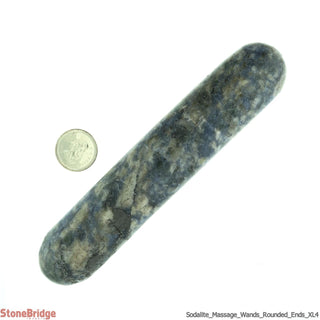 Sodalite Rounded Massage Wand - Extra Large #2 - 3 3/4" to 5 1/4"    from The Rock Space