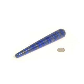 Lapis Lazuli A Rounded Massage Wand - Extra Large #2 - 3 3/4" to 5 1/4" from The Rock Space