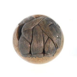 Soapstone Trinket Box - Carved - U#1 - 4" from The Rock Space
