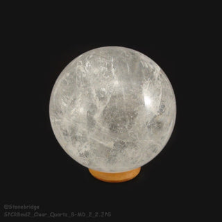 Clear Quartz B Sphere - Medium #2 - 2 3/4"    from The Rock Space