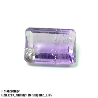 Amethyst Gemstone - Emerald Cut    from Stonebridge Imports
