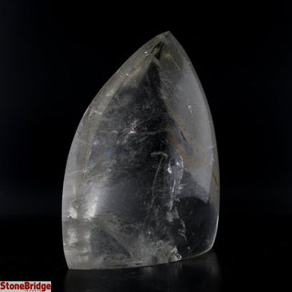 Clear Quartz Flame Sculpture U#8 - 4"    from The Rock Space