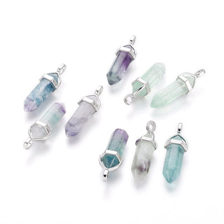 Fluorite Double Terminated Pointed Pendants    from The Rock Space