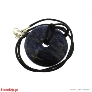 Sodalite Donut Necklace - 34cm Wide    from The Rock Space