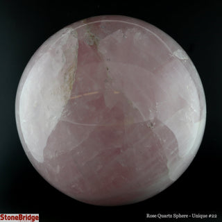 Rose Quartz Sphere U#22 - 4 1/4"    from The Rock Space