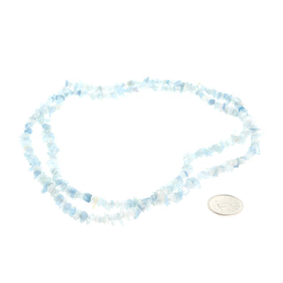 Aquamarine Chip Strands - 3mm to 5mm from The Rock Space