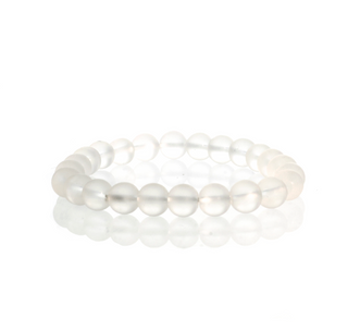 Clear Quartz Bead Bracelet