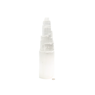 Selenite Tower Lamp - Extra Large 14” Tall    from The Rock Space