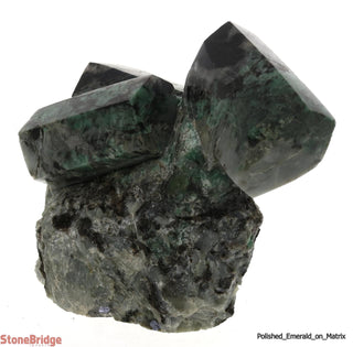 Polished Emerald on Matrix - U8    from The Rock Space