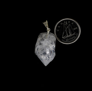 Crackle Quartz Polished Point Pendant    from The Rock Space