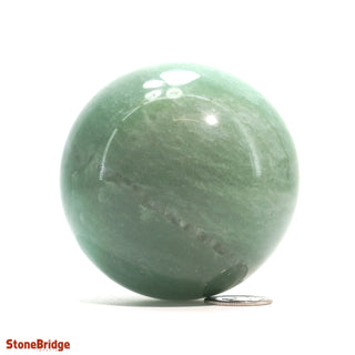 Green Aventurine Sphere - Small #4 - 2 1/2"    from The Rock Space