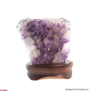 Amethyst On Wood Base #2    from The Rock Space