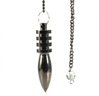 Metal Pendulum - Black Colour Egyptian with Chakra Beads    from The Rock Space