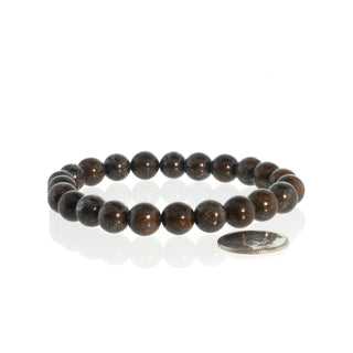 Bronzite Round Bracelet - 8mm from The Rock Space