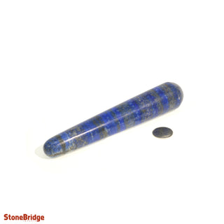 Lapis Lazuli A Rounded Massage Wand - Jumbo #3 - 5 1/2" to 7"    from The Rock Space