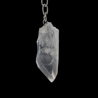 Keychain - Clear Quartz Point from The Rock Space