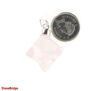 Rose Quartz Merkaba Pendant    from The Rock Space