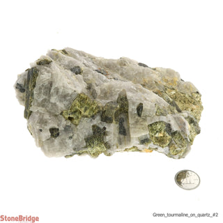 Tourmaline Green Quartz Chunk #2 from The Rock Space