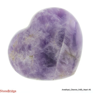 Amethyst Chevron Puffy Heart #4 75 to 99g    from The Rock Space